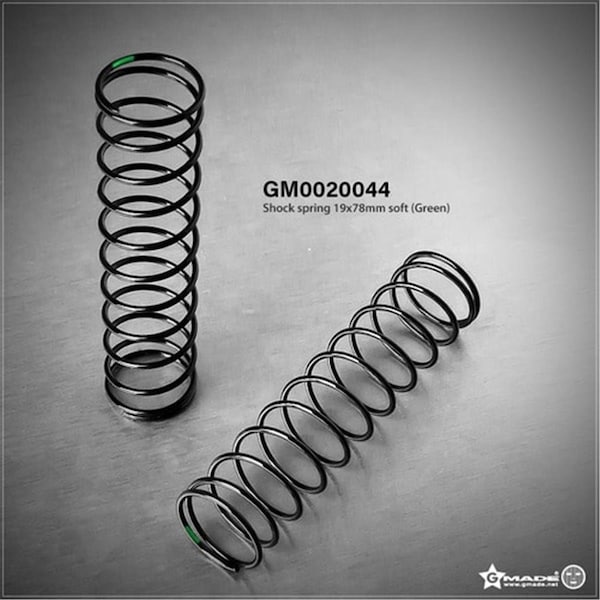 Gmade 19 x 78 mm Shock Spring, Soft Green GMA0020044 - main